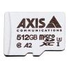 AXIS Surveillance - Flash-Speicherkarte (microSDXC-an-SD-Adapter inbegriffen) - 512 GB - A2 / UHS-I U3 / Class10 - microSDXC UHS-I - weiß (Packung mit 10) - für AXIS D3110, M3085, M3086, M3215, M5075, M7116, P3727, P3818, Q1656, Q1715, Q1942, Q6100