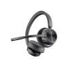 Poly Voyager 4320-M - Voyager 4300 UC series - Headset - On-Ear - Bluetooth - kabellos, kabelgebunden - USB-C - Schwarz - Zertifiziert für Microsoft Teams, Zoom Certified - Replaces Poly SKU 218478-02