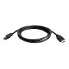 C2G 4ft 4K HDMI Cable with Ethernet - High Speed HDMI Cable - HDMI-Kabel mit Ethernet - HDMI männlich zu HDMI männlich - 1.22 m - abgeschirmt - Schwarz