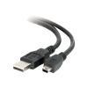 Kabel / 1 m USB 2,0 A / MINI-B Black