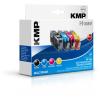 KMP MULTIPACK H108V - 4er-Pack - Schwarz, Gelb, Cyan, Magenta - kompatibel - Tintenpatrone (Alternative zu: HP 364, HP CB316EE, HP CB318EE, HP CB319EE, HP CB320EE) - für HP Deskjet 35XX, Photosmart 55XX, 55XX B111, 65XX, 7510 C311, 7520, Wireless B11