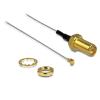 Delock - Antennenkabel - RP-SMA (M) zu I-PEX (M) - 20 cm - Koax - Grau