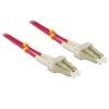Delock - Netzwerkkabel - LC Multi-Mode (M) zu LC Multi-Mode (M) - 3 m - Glasfaser - 50 / 125 Mikrometer - OM4 - halogenfrei - violett
