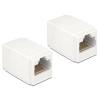 Delock - Netzwerkkoppler - RJ-45 (W) zu RJ-45 (W) - UTP - CAT 6
