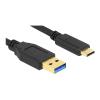 Delock - USB-Kabel - USB Typ A (M) zu 24 pin USB-C (M) - USB 3.2 Gen 1 - 2 m - Schwarz