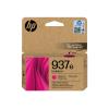 HP 937e EvoMore - Magenta - original - Tintenpatrone - für Officejet Pro 9110b