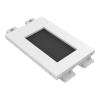 Modulare AV-Frontplattenkomponente - Bürstenmodul - einfaches Doppelbreitenmodul mit Loch zum Herausziehen von Kabeln - Bürsten decken eine Öffnung von 42 x 22 mm ab - wird in Techconnect-Umgebungen befestigt - Kunststoff - weiß