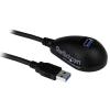 StarTech.com 1,5m SuperSpeed USB 3.0 Desktop Verlängerungskabel / Dockingkabel - Stecker / Buchse - Schwarz - USB-Verlängerungskabel - USB Typ A (W) zu USB Typ A (M) - USB 3.0 - 1.5 m - Schwarz - für P / N: CFASTRWU3, S355BU33ERM, USB3SAA3MBK