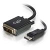 C2G 2m DisplayPort to Single Link DVI-D Adapter Cable M / M - DP to DVI - Black - DisplayPort-Kabel - DisplayPort (M) zu DVI-D (M) - 2 m - Schwarz