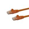 StarTech.com 2m Cat6 Gigabit Snagless Patchkabel - RJ45 UTP Netzwerkkabel mit Schutzmanschette - Cat 6 Kabel - Orange - Patch-Kabel - RJ-45 (M) zu RJ-45 (M) - 2 m - UTP - CAT 6 - ohne Haken - orange