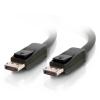 C2G 15ft Ultra High Definition DisplayPort Cable with Latches - 8K DisplayPort Cable - M / M - DisplayPort-Kabel - DisplayPort (M) zu DisplayPort (M) - 4.57 m - eingerastet - Schwarz