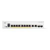 Cisco Catalyst 1300-8P-E-2G - Switch - L3 - managed - 8 x 10 / 100 / 1000 (PoE+) + 2 x Combo Gigabit SFP / RJ-45 - an Rack montierbar - PoE+ (60 W) - wiederaufbereitet