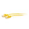C2G 7ft (2.1m) Cat6a Snagless Unshielded (UTP) Slim Ethernet Network Patch Cable - Yellow - Patch-Kabel - RJ-45 (M) zu RJ-45 (M) - 2.1 m - 4.8 mm - UTP - CAT 6a - geformt, ohne Haken - Gelb