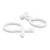 Delock - Kabel - Organizer - durchsichtig (Packung mit 100)