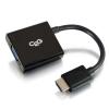 C2G HDMI Mini to VGA Adapter Converter Dongle - Videokonverter - HDMI - VGA - Schwarz