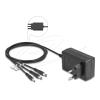 Delock Externes Netzteil DC 3,5 x 1,35 mm, DC 5,5 x 2,1 mm, DC 5,5 x 2,5 mm 12,0 V / 3,0 A / 36,0 W