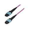 Startech - Patch-Kabel - MTP / MPO-12 Single-Mode (W) zu MTP / MPO-12 Single-Mode (W) - 7 m - 3 mm - Glasfaser - 9 / 125 Mikrometer - OS2 - OFNP - Plenum - Gelb