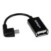 5in Right Angle Micro USB OTG Adapter