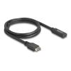 Delock - USB-Kabel - 20-polig USB Typ E (M) Taste A zu 24 pin USB-C (W) - 5 V - 1.5 A - 70 cm - bis zu 10 Gbps Datentransferrate - Schwarz