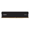 Crucial - DDR5 - Modul - 24 GB - DIMM 288-PIN - 5600 MHz / PC5-44800 - CL46 - 1.1 V - ungepuffert - on-die ECC - Schwarz