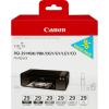 Canon PGI-29 MBK / PBK / DGY / GY / LGY / CO Multipack - 6er-Pack - 36 ml - Grau, Hellgrau, Dunkelgrau, mattschwarz, Photo schwarz, Chroma-Optimierer - original - Tintenbehälter - für PIXMA PRO-1