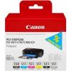 Canon PGI-550 / CLI-551 PGBK / C/M / Y/BK / GY Multi Pack - 6er-Pack - Grau, Schwarz, Gelb, Cyan, Magenta - original - Tintenbehälter - für PIXMA iP7250, iP8750, iX6850, MG5550, MG5650, MG6450, MG6650, MG7150, MG7550, MX725, MX925