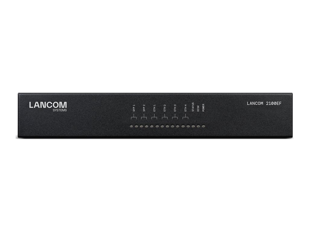 LANCOM 2100EF - SD-WAN-Gateway - mit Glasfaser und Ethernet - 1GbE, 2.5GbE - 1U - Cloud-verwaltet - Desktop / rack-montierbar