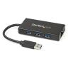 Portable USB 3.0 Hub w / Gigabit Ethernet