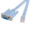 StarTech.com 1,8m RJ45 auf DB9 Cisco Konsolen Management Router Kabel - St / Bu - Kabel seriell - RJ-45 (M) zu DB-9 (W) - 1.8 m - Blau - für P / N: EC1S952, EC2S952, IES101002SFP