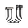 Kensington Charge & Sync Cable - Lightning-Kabel - USB männlich zu Lightning männlich - 20 cm - Schwarz (Packung mit 5)