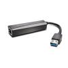 Kensington UA0000E - Netzwerkadapter - USB 3.0 - Gigabit Ethernet x 1 - Schwarz