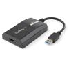 StarTech.com USB 3.0 auf HDMI Adapter / Konverter - Externe Monitor Grafikkarte für Mac und PC - DisplayLink Zertifiziert - HD 1080p - Adapterkabel - USB Typ A männlich zu HDMI weiblich - 16 cm - Schwarz - 1920 x 1200 (WUXGA) Support - für P / N: HDDVI