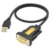 Funktioniert mit Mac und Windows - als Standard-Com-Port installiert - 480 Mbit / s - Spannung bis 5V - unterstützt alle Datensignale - USB-A 2.0 (m) zu 9-poligem D-Sub (m) - Treiber auf USB-Adapter - schwarz