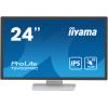 24" WHITE Bonded PCAP 10P Touch, 1920x1080, IPS-panel, Flat Bezel Free Glass Front, HDMI, Displayport, 360cd / m2 (with touch), USB Hub 2x 3.0, Speakers