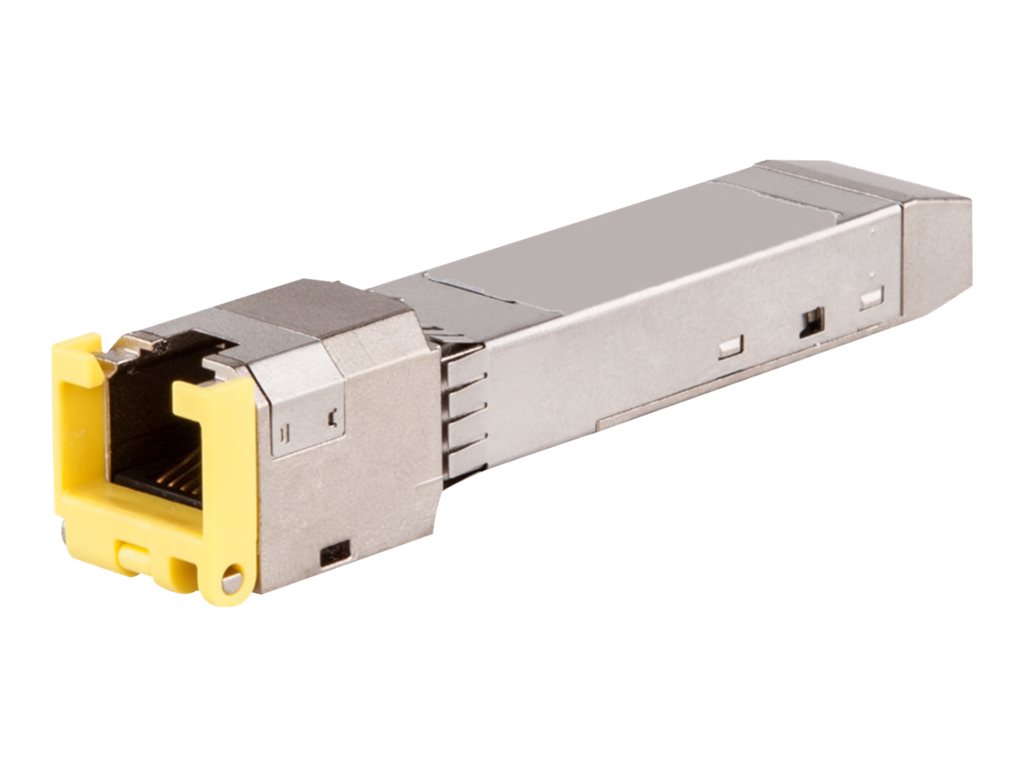 HPE Aruba Cat5e - SFP (Mini-GBIC)-Transceiver-Modul - 1GbE - 1000Base-T - RJ-45 - bis zu 100 m - TAA-konform - für HPE Aruba 2930F 8G, 2930M 24, 2930M 40, 2930M 48, 3810M 48, 6200M 24, CX 6405 v2, 8360