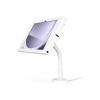 Compulocks Galaxy Tab A9+ Apex Enclosure Flex Arm Mount - Befestigungskit (Gehäuse, Flexibler Arm) - freiliegende Front- / Rückkamera und Sensoren - für Tablett - verriegelbar - Metallrahmen - weiß - Bildschirmgröße: 27.94 cm (11") - Thekenbereich, Wan