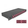 Delock 19 Zoll LWL Spleißbox 12 x SC Duplex OM4 1HE