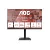 AOC U27E4CV - E4 Series - LED-Monitor - 68.6 cm (27") - 3840 x 2160 4K UHD (2160p) @ 60 Hz - IPS - 400 cd / m² - 1200:1 - 4 ms - 2xHDMI, DisplayPort, USB-C - Lautsprecher - Schwarz