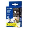 Brother TZe-325 - Standard-Klebstoff - Weiß auf Schwarz - Rolle (0,9 cm x 8 m) 1 Kassette(n) laminiertes Band - für Brother PT-D210, D600, H110, P-Touch PT-1005, 1880, E310, E800, P-Touch Cube Plus PT-P710