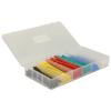 Delock - Schrumpfschlauch - 10 cm - Schwarz, weiß, Blau, Gelb, Rot, grün (Packung mit 100)