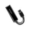 Kensington UA0000E - Netzwerkadapter - USB 3.0 - Gigabit Ethernet x 1 - Schwarz