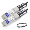 AddOn - 40GBase-CU Kabel zur direkten Befestigung - TAA-konform - QSFP+ zu QSFP+ - 3 m - twinaxial - aktiv - für Brocade ICX 7750-26Q, 7750-48C, 7750-48F