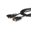 StarTech.com 90cm aktives HDMI auf VGA Konverter Kabel -  HDMI zu VGA Adapter 0,9m - Schwarz - 1920x1200 / 1080p - Adapterkabel - HDMI, Mikro-USB Typ B (nur Strom) zu HD-15 (VGA) männlich - 1 m - Schwarz - aktiv, 1920 x 1200 (WUXGA) Support