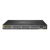 HPE Aruba Networking CX 6300M 48p SR10 1G / 2.5G / 5G / 10G PTP / AVB Class8 PoE 4p 100G MACsec Switch - Switch - nur horizontale Oberflächenmontage - L3 - managed - 48 x 100 / 1000 / 2.5G / 5G / 10GBase-T (PoE++) + 4 x 10 Gigabit / 25 Gigabit / 40 Gigabi