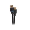 C2G 6ft Performance Ultra High Speed HDMI Cable 2.1 w / Ethernet - 8K 60Hz - Ultra High Speed - HDMI-Kabel mit Ethernet - HDMI männlich zu HDMI männlich - 1.8 m - Schwarz - 10K Unterstützung, unterstützt 8K 60 Hz (7680 x 4320), unterstützt 4K 120 Hz (