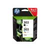 HP 303 - 2er-Pack - pigmentiertes Schwarz, Farbe (Cyan, Magenta, Gelb) - original - Tintenpatrone - für ENVY Photo 62XX, Photo 71XX, Photo 78XX, ENVY Inspire 72XX, 79XX