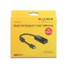 Delock 4K Passive - Videoadapter - Mini DisplayPort männlich zu HDMI weiblich - 20 cm - Schwarz - 4K Unterstützung
