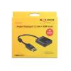 Delock Adapter Displayport 1.2 male > HDMI female 4K Active - Videokonverter - Parade PS171 - DisplayPort - HDMI - Schwarz - retail
