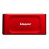 Kingston XS1000 - SSD - 1 TB - extern (tragbar) - USB 3.2 Gen 2 (USB-C Steckverbinder) - Rot