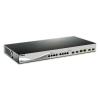 D-Link DXS 1210-12TC - Switch - Smart - 8 x 10GBase-T + 2 x combo 10 Gigabit SFP+ / RJ-45 + 2 x SFP+ - Desktop, an Rack montierbar